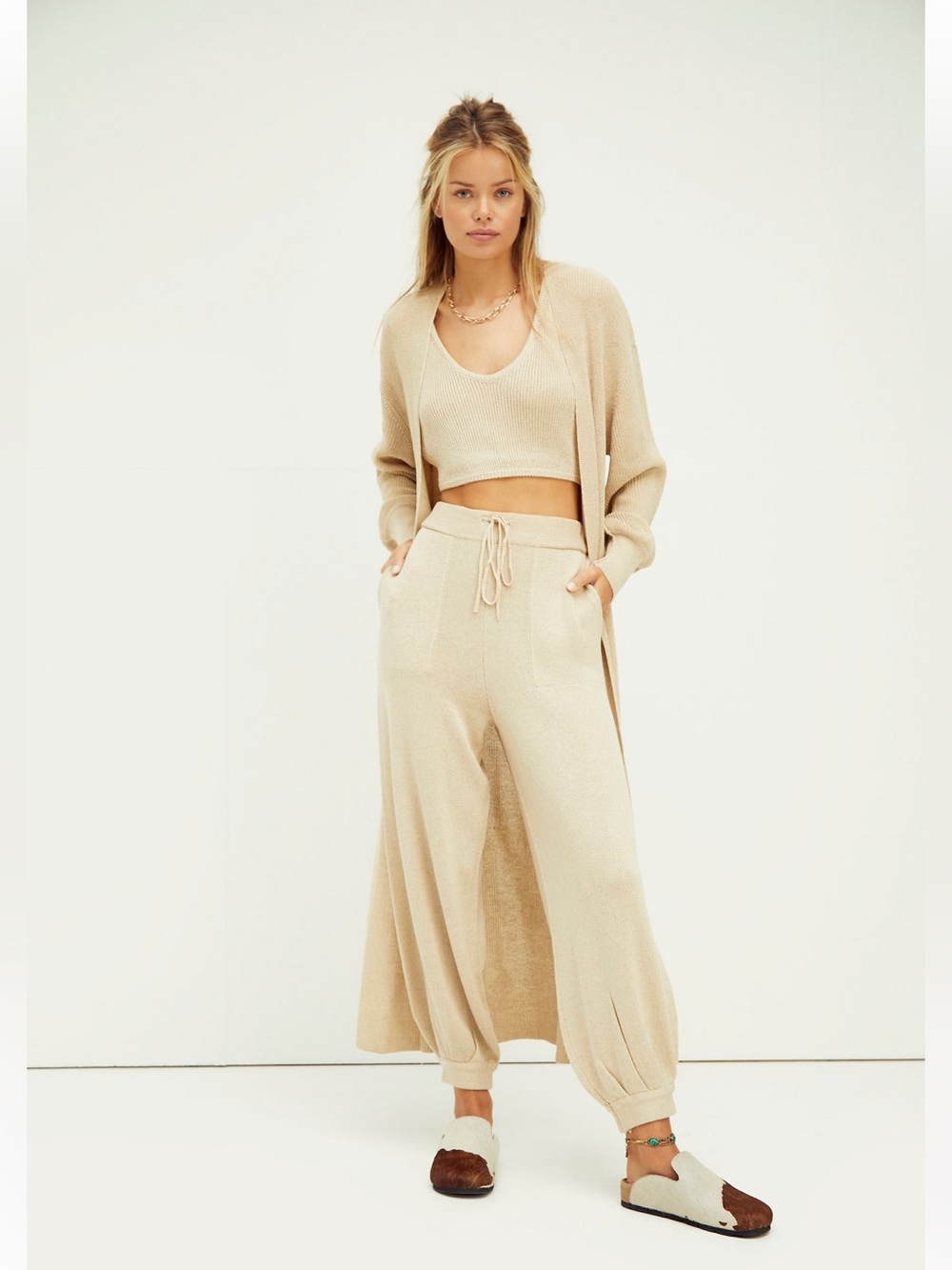 Free People Living in This Sweater Set